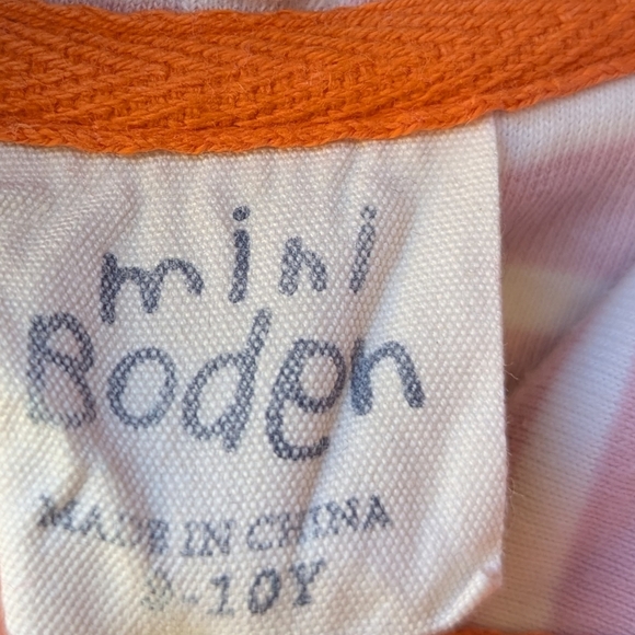 Mini Boden Springtime Flowers Terrycloth Beach Swim Coverup Shower Robe 9-10Y - Picture 5 of 7